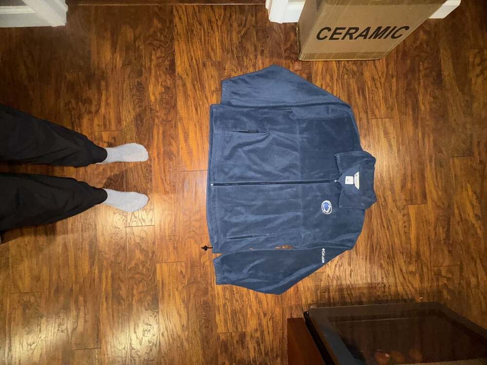 Columbia Penn State Fleece Jacket Size XL Blue Full Zip Nittany Lions